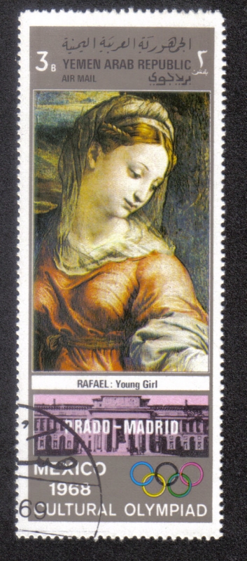 Young girl, by Raffael