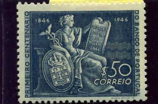 Conmemorativo del Centenario de la Banca de Portugal