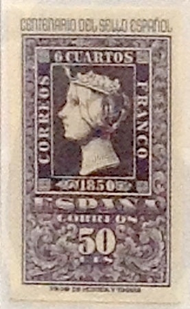 50 céntimos 1950