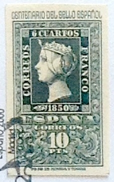 10 pesetas 1950