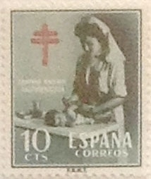 10 céntimos 1953