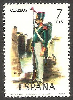 2353 - Uniforme militar de Artillería de a pie