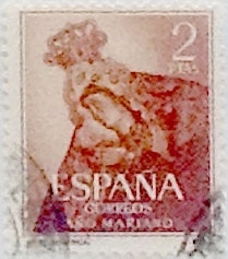 2 pesetas 1954