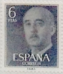 6 pesetas 1955