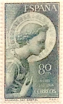 80 céntimos 1956
