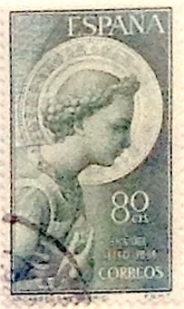 80 céntimos 1956