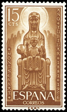 ESPAÑA SEGUNDO CENTENARIO NUEV  Nº 1192 ** 15C CASTAÑO MONSERRAT