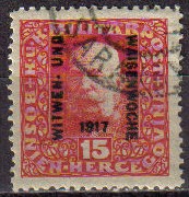 BOSNIA HERZEGOVINA 1917 SCOTT B12 SELLO EMPERADOR FRANZ JOSEF SOBREIMPRESIONADO