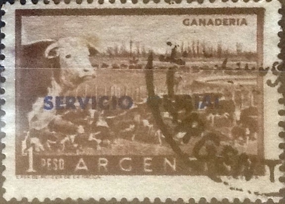 Intercambio 0,20 usd 1 peso 1955
