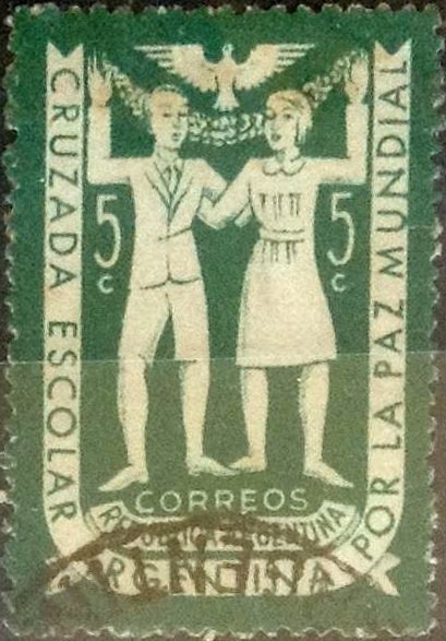 Intercambio 0,20 usd 5 centavos 1947