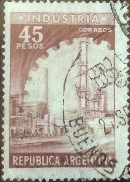 Intercambio 0,20 usd 45 pesos 1965