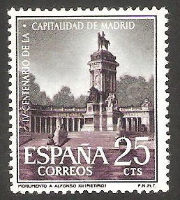 1388 - IV Centº de la capitalidad de Madrid, Parque del Retiro