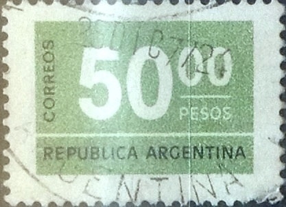 Intercambio 0,20 usd 50 pesos 1976