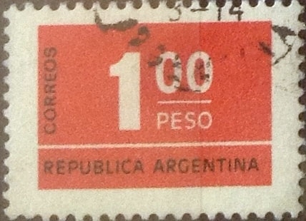 Intercambio 0,20 usd 1 peso 1976