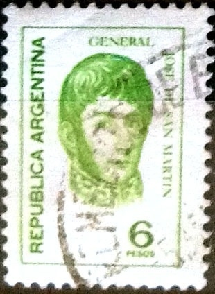 Intercambio 0,20 usd 6 pesos 1974