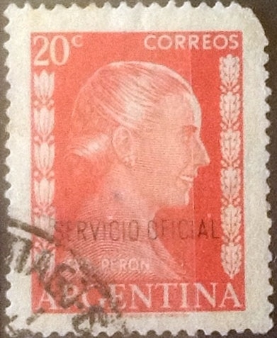 Intercambio 0,20 usd 20 centavos 1952