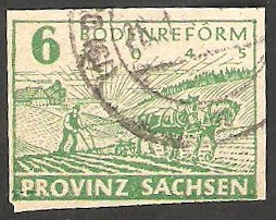 Sachsen -  20 - Reforma agraria, labrador