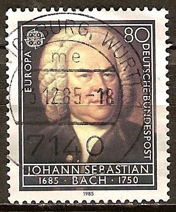 Europa-CEPT. 300a Compositores. Bach.