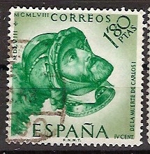 ESPAÑA SEGUNDO CENTENARIO USD Nº 1229 (0) 1,8P ESMERALDA CARLOS V