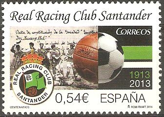 CENTENARIO  REAL  RACING  CLUB  SANTANDER  1913-2013