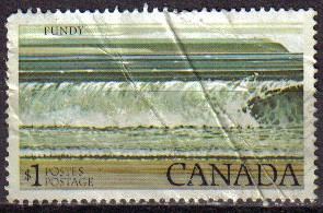 CANADA 1977 Scott 727 Sello Parque Nacional Fundy Usado