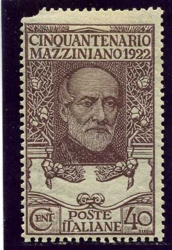 50 aniversario de la muerte de Mazzini. Mazzini