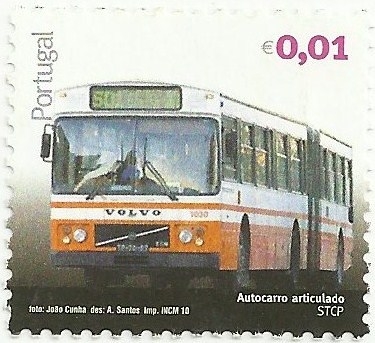 AUTOCARRO ARTICULADO STCP. YVERT PT 3461