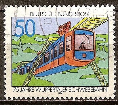 75 años Wuppertal ferroviaria suspensión.
