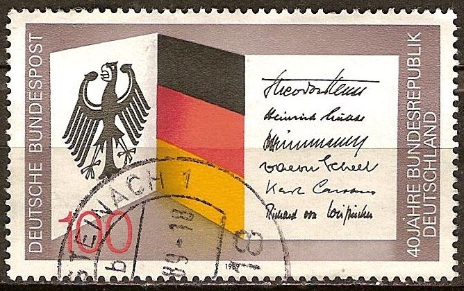 Aniv 40a de la República Federal Alemana.