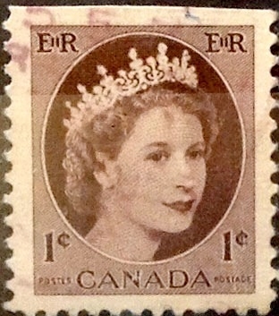 Intercambio 0,20 usd 1 cent 1954