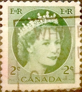Intercambio 0,20 usd 2 cent 1954