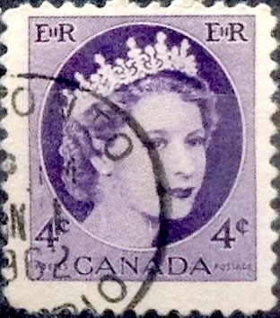 Intercambio 0,20 usd 4 cent 1954