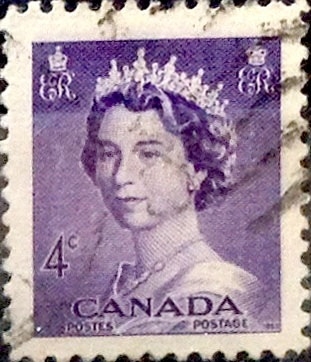 Intercambio 0,20 usd 4 cent 1953
