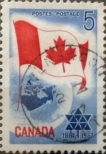 Intercambio 0,20 usd 5 cent 1967