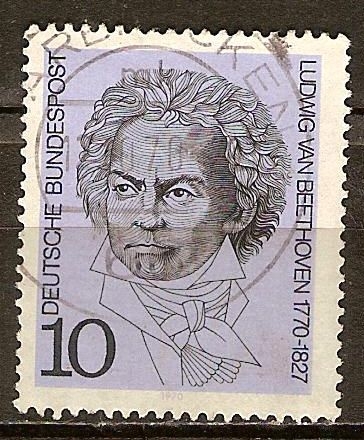Ludwig van Beethoven (1770-1827), compositor alemán.