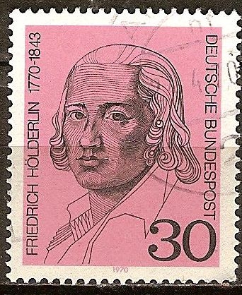 200 aniv del nacimiento de Friedrich Hölderlin (poeta).