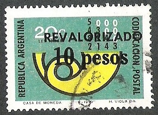 CODIFICACION POSTAL REVALORIZADO