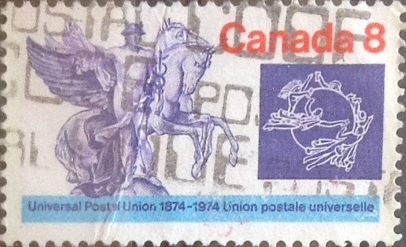 Intercambio 0,20 usd 8 cent 1974