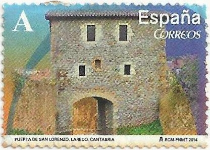 ARCOS Y PUERTAS MONUMENTALES. PUERTA DE SAN LORENZO. LAREDO. EDIFIL 4845