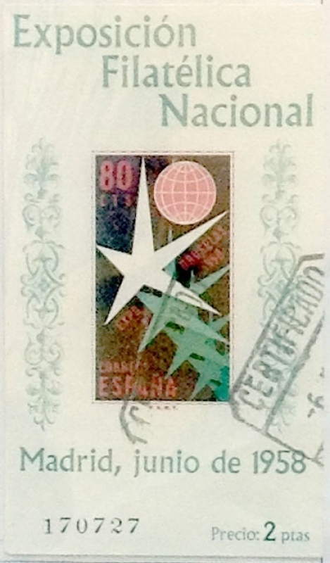80 céntimos  1958
