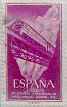 2 pesetas 1958