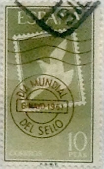 10 peseta 1961