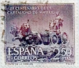 2,50 pesetas 1961