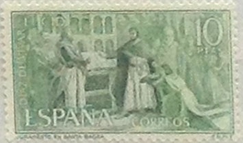 10 pesetas 1962