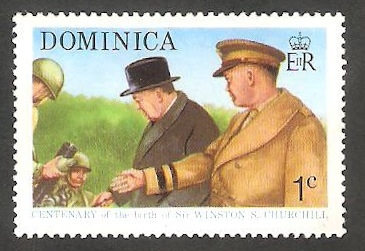 397 - Centº del nacimiento de Winston Churchill, con Eisenhower
