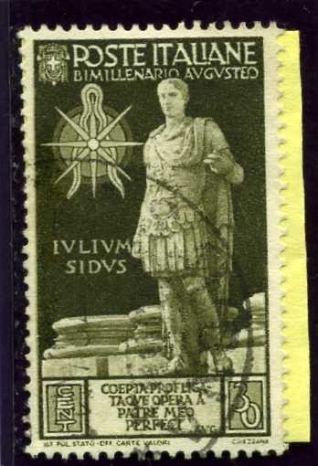 Bimilenario del nacimiento del emperador Augusto. Estatua de Augusto