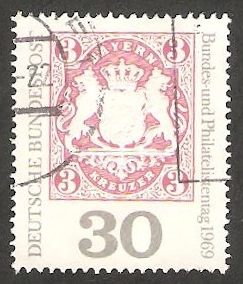 466 - Día de los filatélicos y 120 anivº del sello bávaro