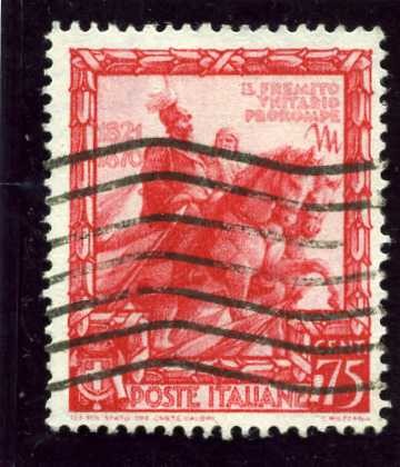 Conmemorativos de la proclamacion del Imperio. Victor Manuel II y Garibaldi