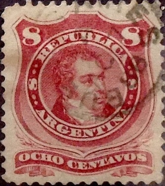 Intercambio daxc 0,50 usd 8 cent. 1880