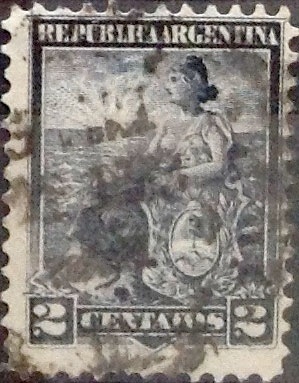 Intercambio 0,30 usd 2 cents. 1899